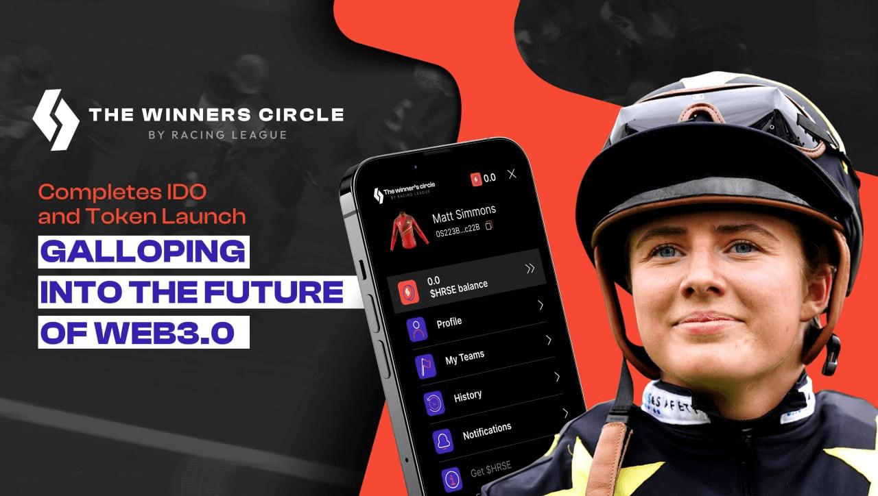 The Winners Circle Completes IDO and Token Launch, Galloping Into the ...